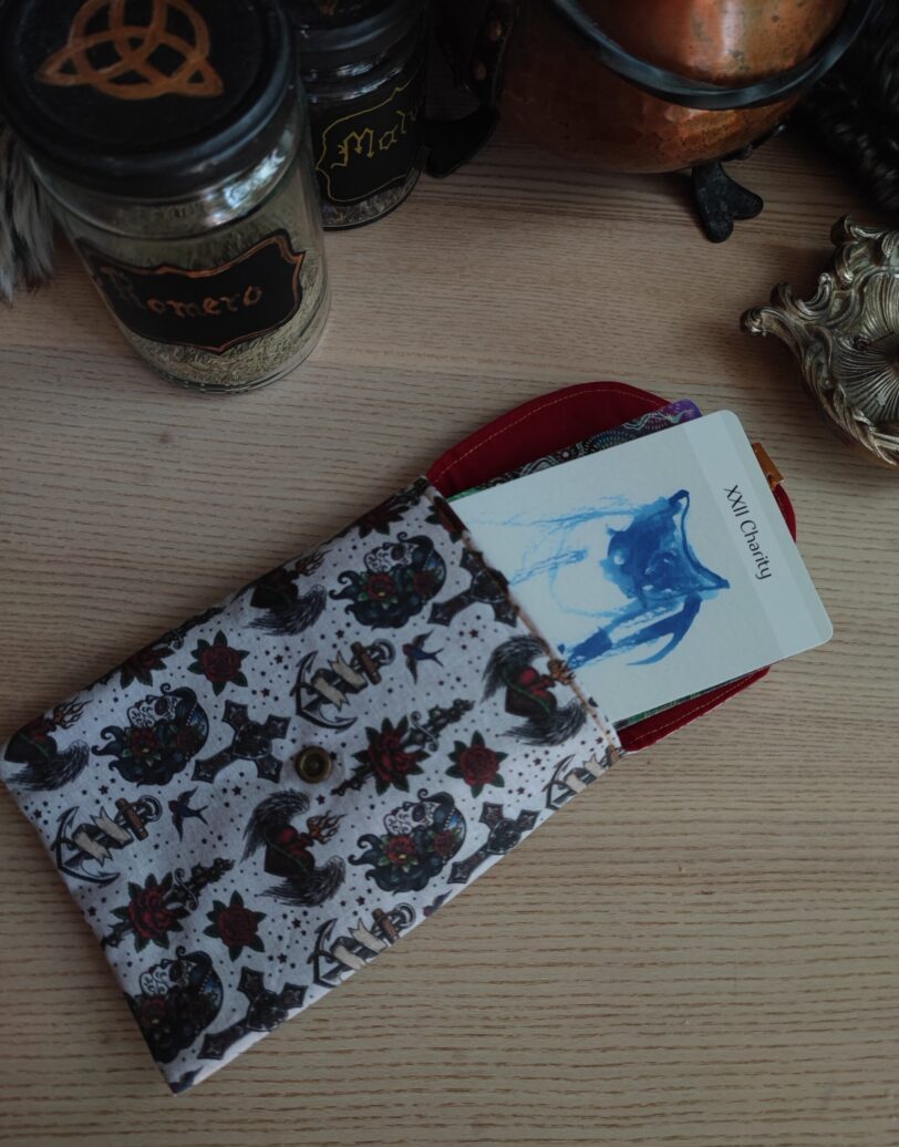 Bolsa de Tarot o Runas Santa Muerte - Imagen 3