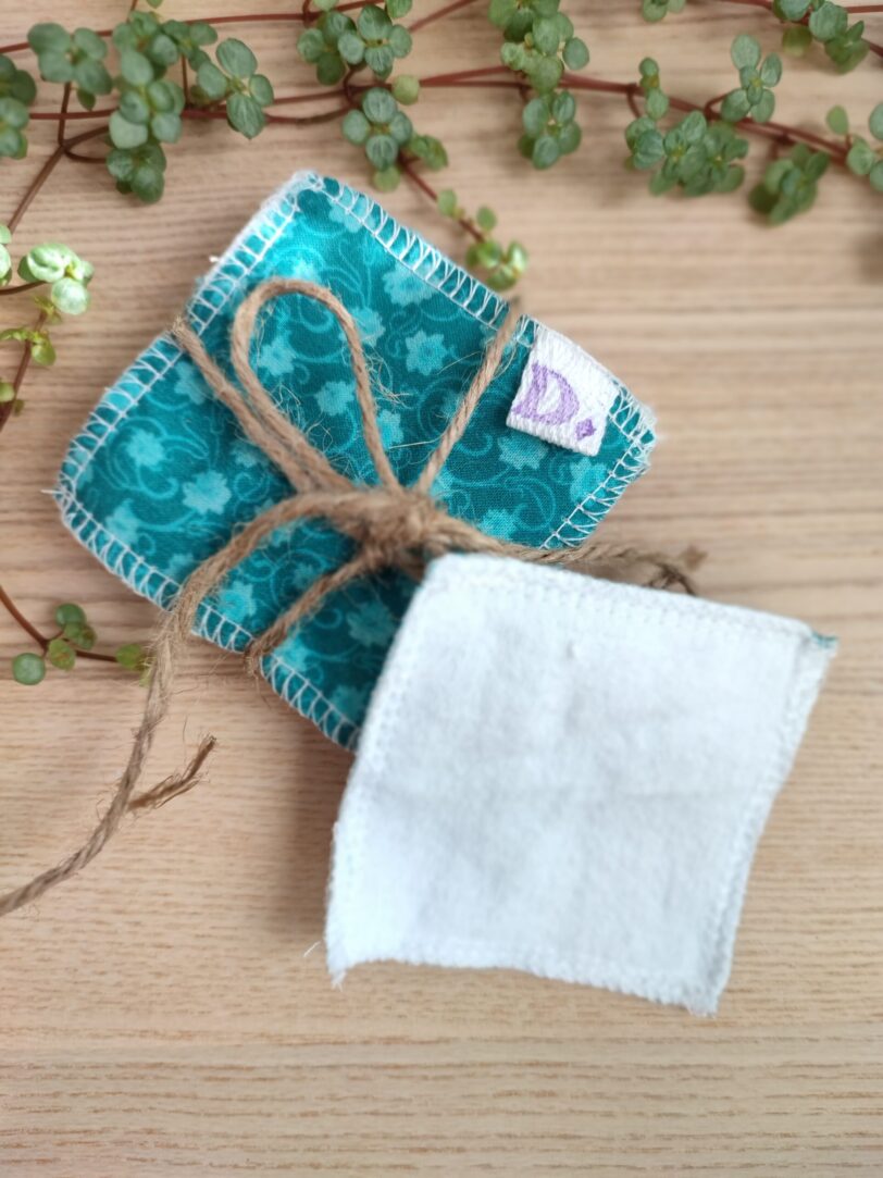Bolsa con 7 toallitas desmaquillantes Aquamarine Flowers - Imagen 3