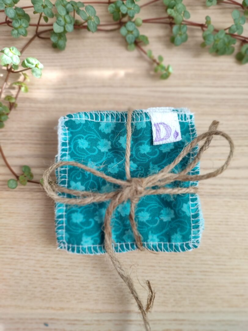 Bolsa con 7 toallitas desmaquillantes Aquamarine Flowers - Imagen 4