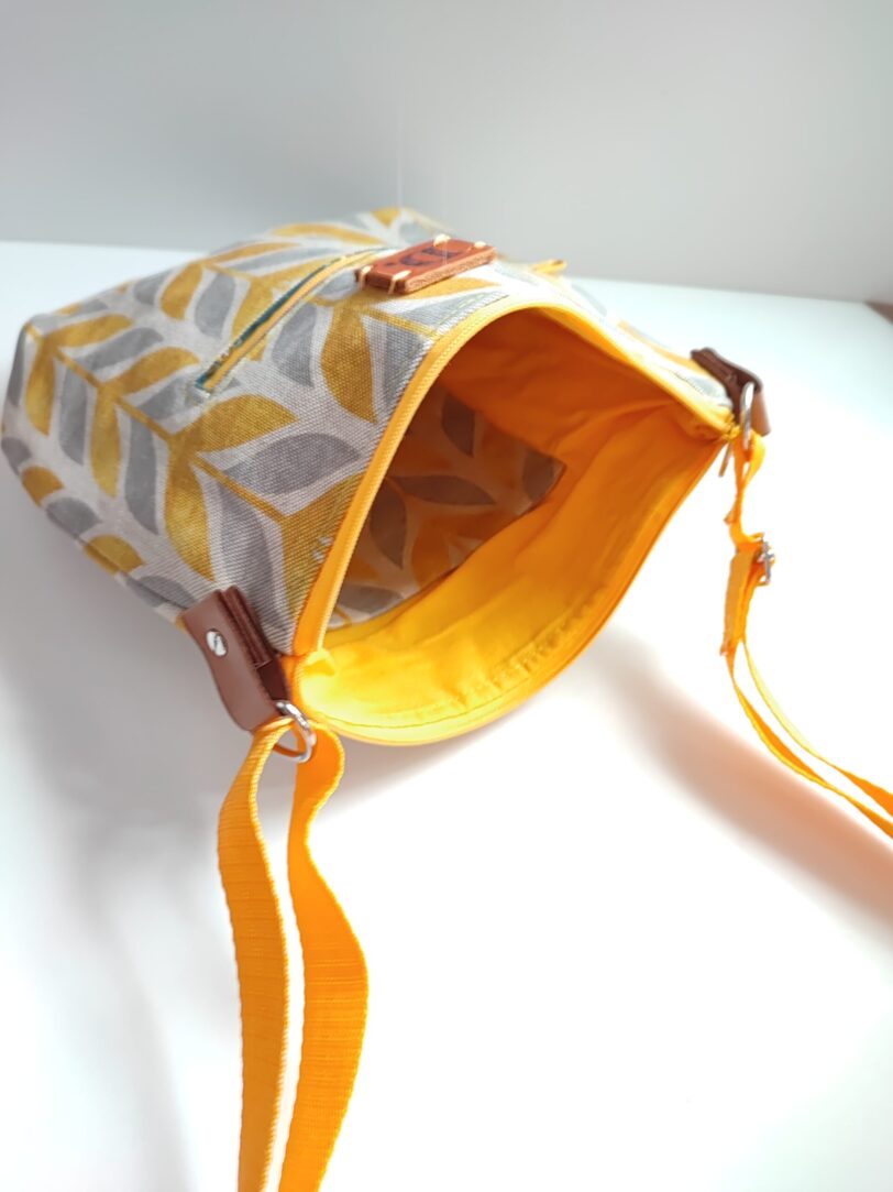 Sling Bag Vintage Leaves - Imagen 4