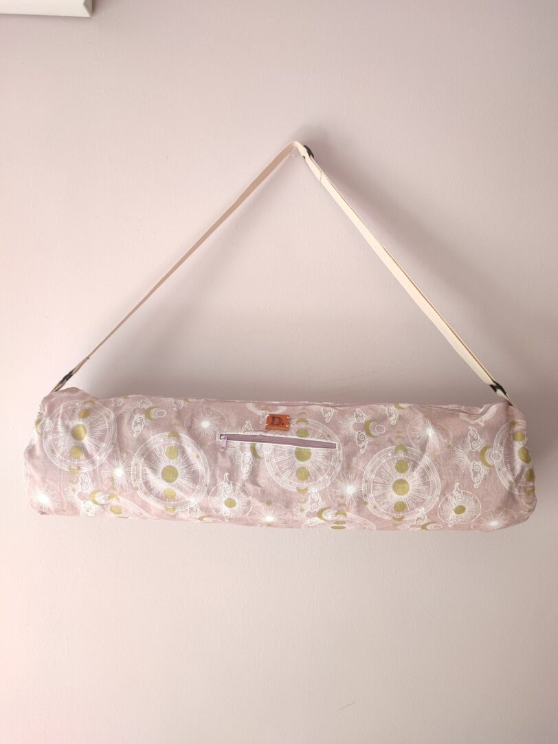 Yoga Mat Bag Pink&Gold